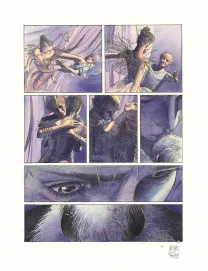 Colored original page, TERRE, Retour au Jupiter (T.2), Christophe Dubois