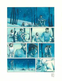 Colored original page, TERRE, Retour au Jupiter (T.2), Christophe Dubois