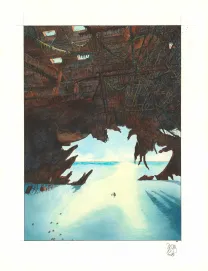Planche couleur, TERRE, Retour au Jupiter (T.2), Christophe Dubois