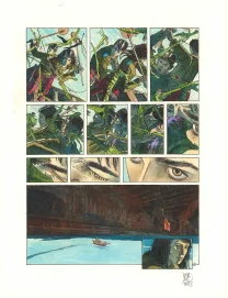Planche couleur, TERRE, Retour au Jupiter (T.2), Christophe Dubois