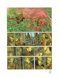 Planche couleur, TERRE, Retour au Jupiter (T.2), Christophe Dubois