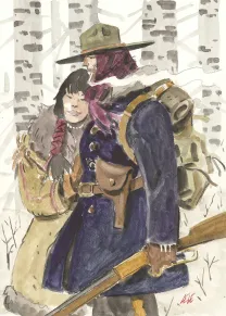 Illustration couleur, Grand Nord (T.1), Lele Vianello