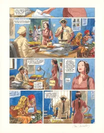 Planche couleur, Djinn, La Perle noire (T.6), Ana Miralles