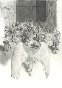 Planche noir et blanc, L'Enfer de Dante, Paul & Gaëtan Brizzi