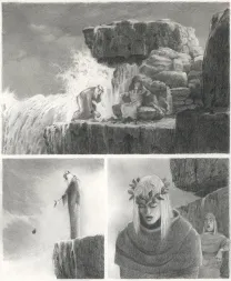 Planche noir et blanc, L'Enfer de Dante, Paul & Gaëtan Brizzi