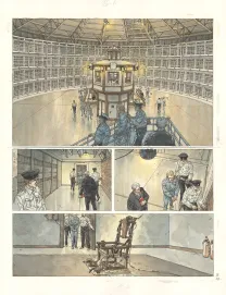 Colored original page, Notre Amérique, Les Révolutions meurent en automne (T.4),  Maël