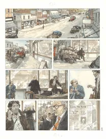 Colored original page, Notre Amérique, Les Révolutions meurent en automne (T.4),  Maël