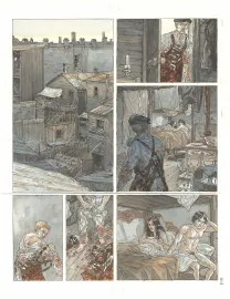 Colored original page, Notre Amérique, Les Révolutions meurent en automne (T.4),  Maël