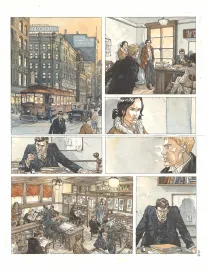 Planche couleur, Notre Amérique, Les Révolutions meurent en automne (T.4),  Maël