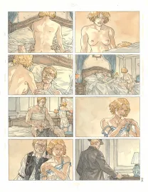 Colored original page, Notre Amérique, Les Révolutions meurent en automne (T.4),  Maël
