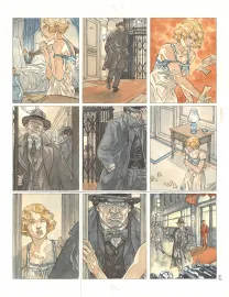 Colored original page, Notre Amérique, Les Révolutions meurent en automne (T.4),  Maël