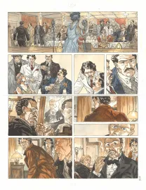 Colored original page, Notre Amérique, Les Révolutions meurent en automne (T.4),  Maël