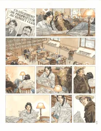 Colored original page, Notre Amérique, Les Révolutions meurent en automne (T.4),  Maël