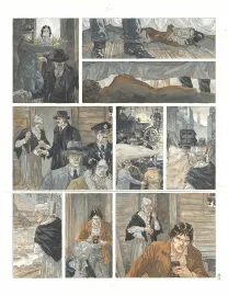 Planche couleur, Notre Amérique, Les Révolutions meurent en automne (T.4),  Maël
