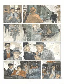 Planche couleur, Notre Amérique, Les Révolutions meurent en automne (T.4),  Maël