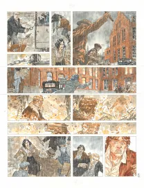 Colored original page, Notre Amérique, Les Révolutions meurent en automne (T.4),  Maël