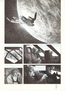 Planche noir et blanc, La Mort vivante, Alberto Varanda