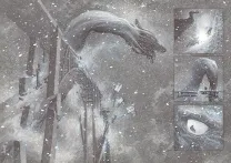 Planche noir et blanc, La Mort vivante, Alberto Varanda