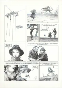 Planche noir et blanc, La Mort vivante, Alberto Varanda