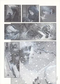 Planche noir et blanc, La Mort vivante, Alberto Varanda