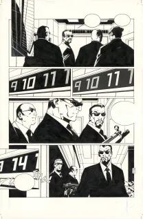 Planche noir et blanc, Bloodline, Issue 1 (T.1), Alberto Varanda