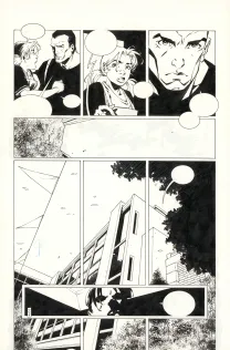 Planche noir et blanc, Bloodline, Issue 1 (T.1), Alberto Varanda