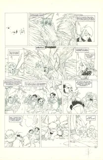 Planche noir et blanc, Elixirs, Le sortilège de Loxullio (T.1), Alberto Varanda