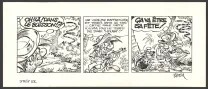 Planche noir et blanc, Le Marsupilami,  Batem
