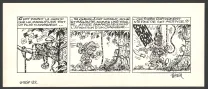 Planche noir et blanc, Le Marsupilami,  Batem