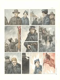 Planche couleur, Notre Amérique, Quitter l'hiver (T.1),  Maël