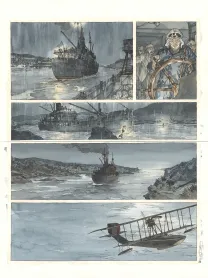 Planche couleur, Notre Amérique, Quitter l'hiver (T.1),  Maël