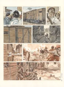 Planche couleur, Notre Amérique, Quitter l'hiver (T.1),  Maël