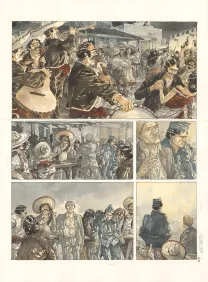 Planche couleur, Notre Amérique, Un printemps mexicain (T.2),  Maël