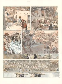 Planche couleur, Notre Amérique, Un printemps mexicain (T.2),  Maël
