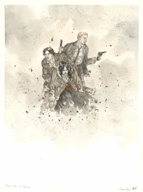 Illustration couleur, Notre Amérique, Les Révolutions meurent en automne (T.4),  Maël