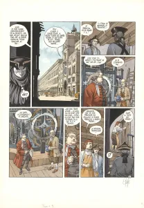 Planche couleur, Giacomo C., L'Heure qui tue (T.9),  Griffo