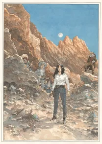 Colored illustration, Notre Amérique,  Maël