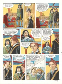 Colored original page, Les 7 Vies de l'Épervier, ... Qu'est-ce que ce monde ? (T.13), André Juillard