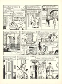 Planche noir et blanc, Blake et Mortimer, L'Affaire Francis Blake (T.13), Ted Benoit