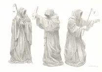 Illustration noir et blanc, Les Carnets Lovecraft, Le Festival , Armel Gaulme