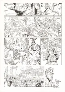 Black and white original page, Ekhö Monde miroir, Un fantôme à Pékin (T.10), Alessandro Barbucci