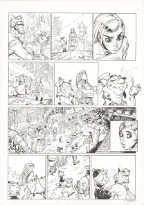 Planche noir et blanc, Ekhö Monde miroir, Un fantôme à Pékin (T.10), Alessandro Barbucci