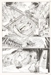 Planche noir et blanc, Ekhö Monde miroir, Swinging London (T.7), Alessandro Barbucci