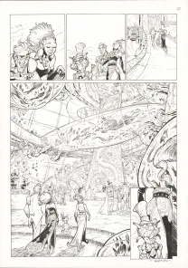 Planche noir et blanc, Ekhö Monde miroir, La Sirène de Manhattan (T.8), Alessandro Barbucci