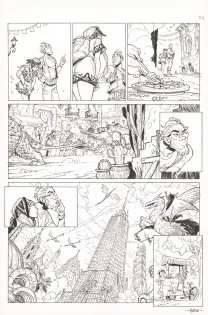 Planche noir et blanc, Ekhö Monde miroir, Hot Tabaaasco ! (T.11), Alessandro Barbucci