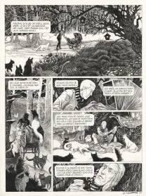 Planche noir et blanc, Le Bestiaire du crépuscule, Daria Schmitt