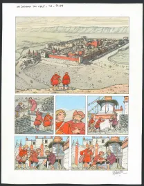 Planche couleur, Les Chevaux du vent, Seconde partie, Jean-Claude Fournier