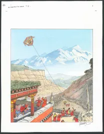 Planche couleur, Les Chevaux du vent, Seconde partie, Jean-Claude Fournier