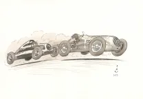 Illustration couleur, Curtiss Hill,  Pau 