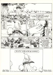 Black and white original page, Les Voleurs d'Empire, Les Voleurs d'empires (T.1), Martin Jamar